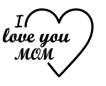 Moederdag - I love you MOM