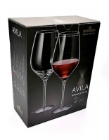 2x AVILA - rode wijn wijnglazen - 650ml