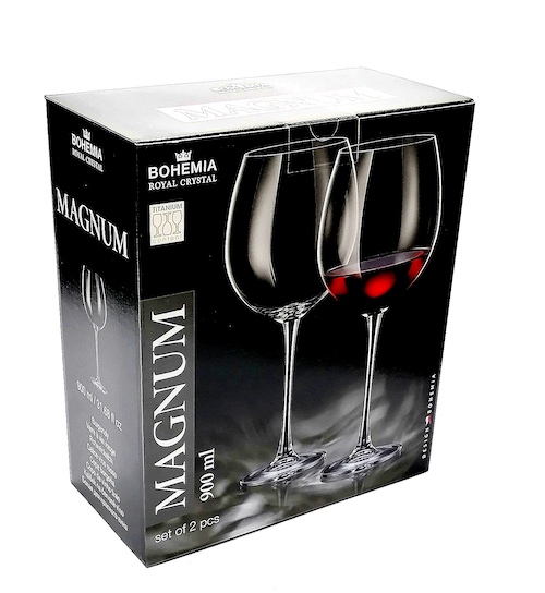 serie Bijproduct Condenseren 2x MAGNUM - rode wijn - grote wijnglazen - 900 ml - https://kristalshop.nl