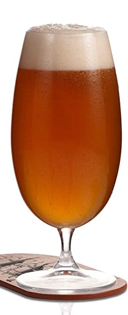 Pastoor Luipaard Op de grond BEERCRAFT groot bier glas 680 ml - https://kristalshop.nl