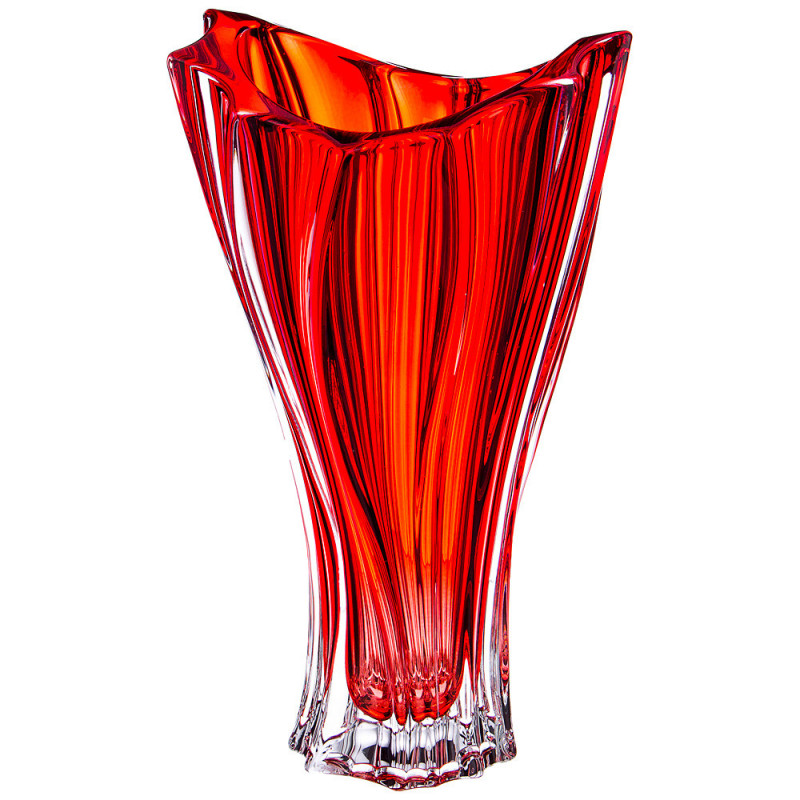 afbreken ouder Pak om te zetten PLANTICA kristallen vaas RED 32cm - https://kristalshop.nl