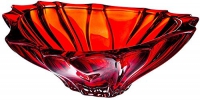 PLANTICA kristallen schaal RED 33cm