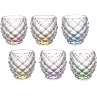 MORRIS luxe glazen in kleur - set 6 stuks
