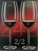 2x BORDEAUX - rode wijn - grote wijnglazen - 850 ml