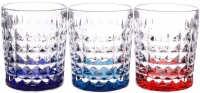 DIAMOND gekleurde glazen set 6 stuks - 230ml