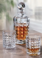 DIAMOND gekleurde glazen set 6 stuks - 230ml