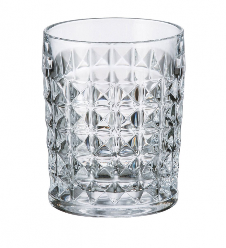 DIAMOND gekleurde glazen set 6 stuks - 230ml