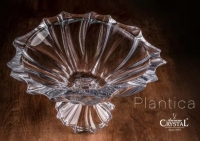 PLANTICA kristallen schaal op voet 33cm