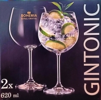 2x GIN TONIC -  glazen -  620ml