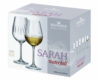 SARAH  optic waterfall  witte wijnglas- 400ml