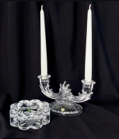 Dubbele   candelaar 21 cm