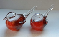 Mini urn - vogeltje roodbosje