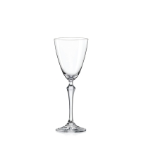 ELISABETH witte wijnglas met sierlijke steel 250ml