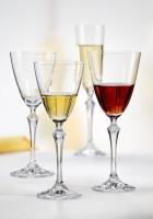 ELISABETH witte wijnglas met sierlijke steel 250ml