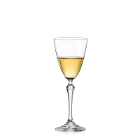 ELISABETH witte wijnglas met sierlijke steel 250ml