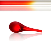 Glasstaaf rood  - RUBY tempering