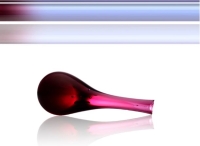 Glasstaaf roodpaars  - RUBY tempering