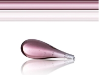 Glasstaaf  paars transparant - AMETHYST