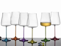 RAINBOW Fresh -  kleur wijnglazen  - set 6 stuks
