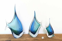Vis  blauw-turquioise 25cm