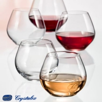 2x AMOROSO  wijnglas zonder steel - 340ml