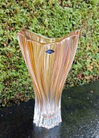 PLANTICA  kristallen vaas AMBER-PINK 32cm