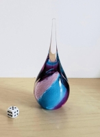 Druppel - mini urn - blauw paars